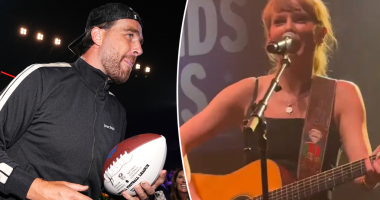 Taylor Swift shocks fans with surprise performance at Travis Kelce’s Nashville event