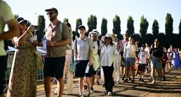 Fans have been in the Queue at Wimbledon as they bid to get in on the tournament's first day