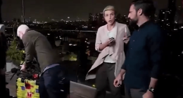 Terrifying moment CNN star Anderson Cooper forced to flee while live on TV in Israel during Iran missile attack