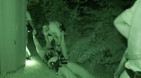 In the distressing footage, two of Swanger's colleagues hold his arms as he is dragged, semi conscious and on his back, out of harms way