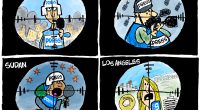 Clay Jones journalists crosshairs