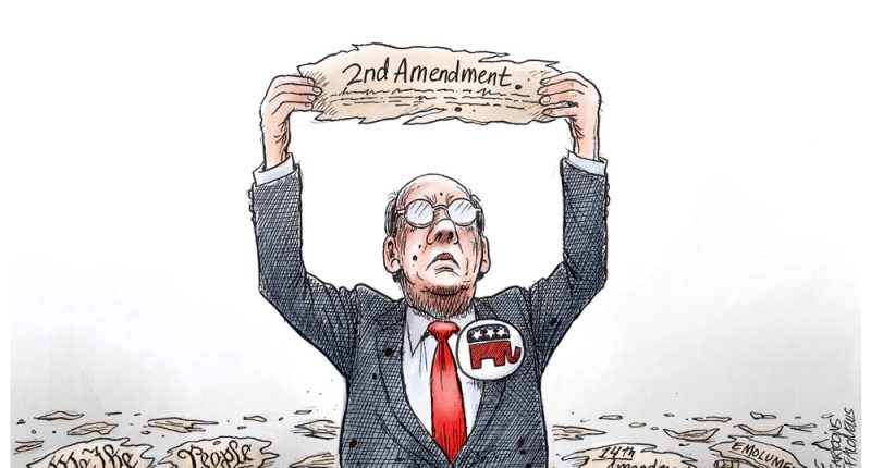 Political Violence and Mass Shooting in Minnesota by Adam Zyglis, The Buffalo News