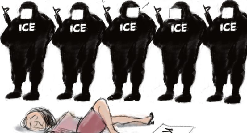 ICE Law and Order by Pat Bagley, The Salt Lake Tribune