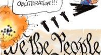 Trump Bombs Iran by Pat Bagley, The Salt Lake Tribune