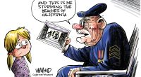 Liberating California by Dave Whamond, Canada, PoliticalCartoons.com