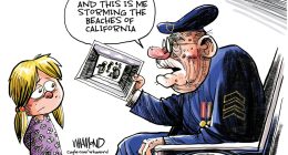 Liberating California by Dave Whamond, Canada, PoliticalCartoons.com