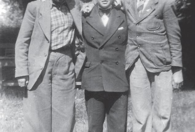 Helmuth Hübener with best friends Rudi Wobbe (left) and Karl-Heinz Schnibbe. The trio distributed anti-Nazi leaflets across Hamburg