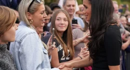 This Is What Woman in the Crowd Said to Meghan Markle Before Their Hug Went Viral