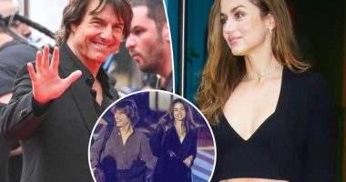 Tom Cruise and Ana de Armas spotted getting dinner at Annabel’s in London