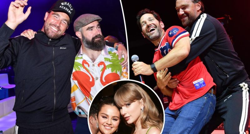 Travis Kelce has guys’ night out in Kansas City while Taylor Swift dines in NYC