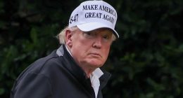 Trump Goes Nearly Makeup-Free & Completely Gives Up On Blending His Bronzer