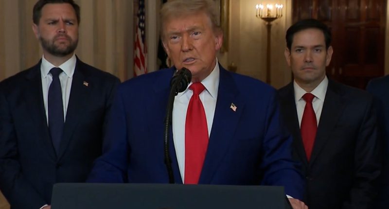 Trump announces U.S. bombed three nuclear sites in Iran