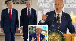 Trump shares wild conspiracy theory that Joe Biden was replaced by ‘soulless, mindless’ clones