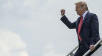Trump's Sad Droopy Neck Gets Exposed After Air Force One Stumble