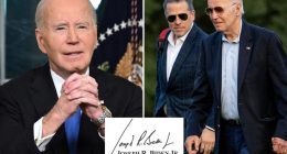 Trump’s Justice Department examining pardons issued by Biden