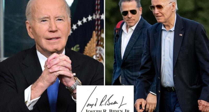 Trump’s Justice Department examining pardons issued by Biden