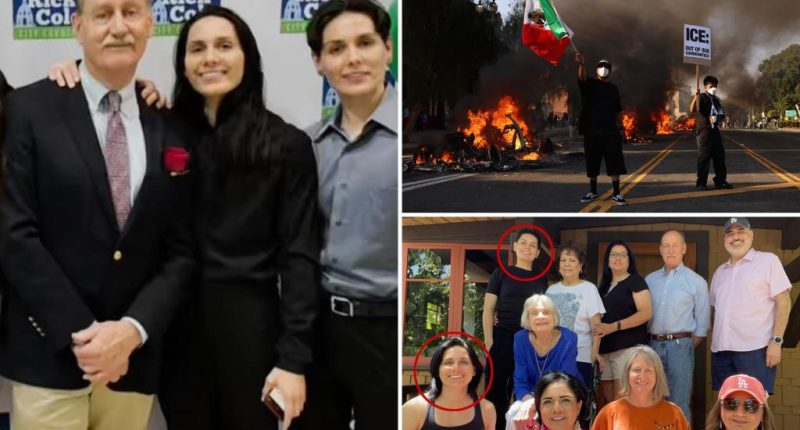 Twin daughters of senior Los Angeles official arrested at ICE riots for allegedly assaulting police officer