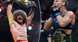 UFC 316: Merab Dvalishvili, Kayla Harrison dominate in title wins