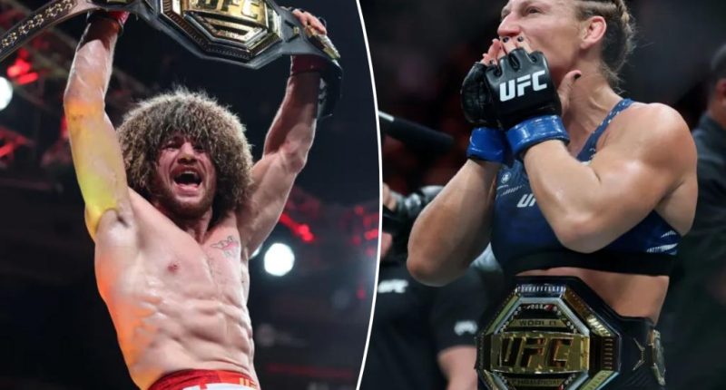 UFC 316: Merab Dvalishvili, Kayla Harrison dominate in title wins