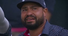 American golf star JJ Spaun captured his first ever major championship on Sunday night