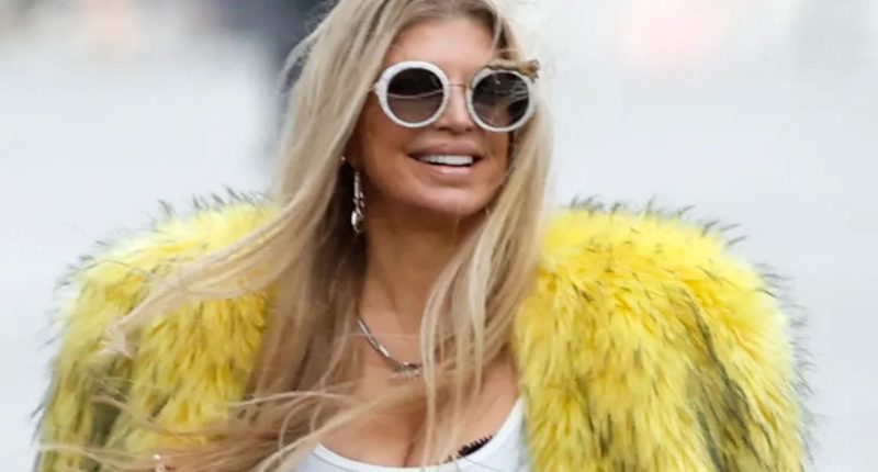 US superstar spotted on London Bridge as she re-shoots classic music video for secret Netflix project