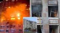Ukraine says Russia launched the biggest aerial attack since start of the war