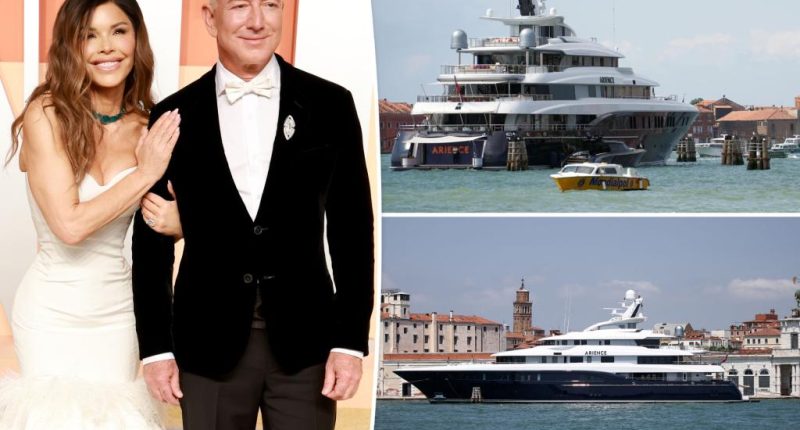 Venice swarmed with multimillion-dollar superyachts ahead of Jeff Bezos and Lauren Sanchez’s opulent wedding