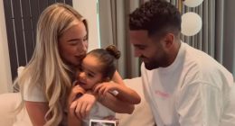 WAG Taylor Ward reveals she’s expecting second child with footballer Riyad Mahrez with sweet family clip