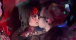 Watch Harry Styles passionately snog mystery woman as ‘sparks fly’ in packed Glastonbury VIP area