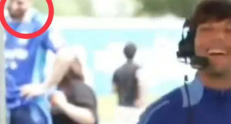 Watch awkward moment Louis Tomlinson admits feeling nervous ahead of Soccer Aid as Zara’s ex Sam Thompson hovers behind