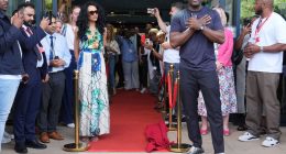 Watch the moment Idris Elba is given top MOBO honour by Kanya King