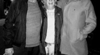 Phil O'Neil-Dwyer (right) was shocked when his mother Joyce (centre, with her husband on the left) was diagnosed with early onset dementia at the age of 58