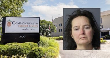 Woman told elderly mom 'this is for the best' as she held her wrists while son allegedly strangled her with Dollar Tree handbag strap