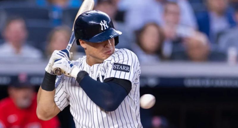 Yankees play it safe with Anthony Volpe lineup decision one day after hit by pitch