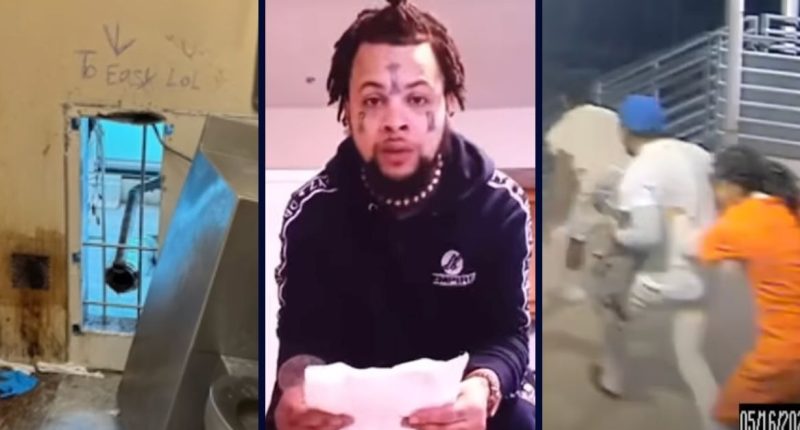 ‘Donald Trump … I’m asking for help’: Inmate who says he was ‘let out’ from mass jail escape purportedly begs for freedom in new video, cops say