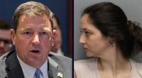‘I’ll make sure it eats you alive’: Woman who allegedly spit on Ed Martin during interview broke conditions of release and should be jailed, DOJ says