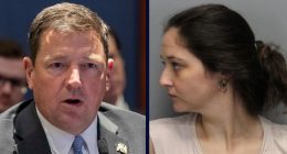 ‘I’ll make sure it eats you alive’: Woman who allegedly spit on Ed Martin during interview broke conditions of release and should be jailed, DOJ says