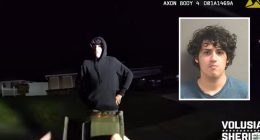 ‘Kind of cold out’: Alleged stalker’s excuse for wearing ski mask in Florida heat falls flat as he’s headed to ex’s home around midnight, police say