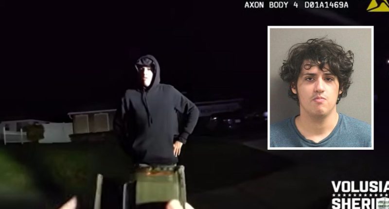 ‘Kind of cold out’: Alleged stalker’s excuse for wearing ski mask in Florida heat falls flat as he’s headed to ex’s home around midnight, police say