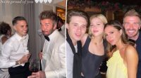‘Proud’ Romeo Beckham gushes over dad David’s knighthood as rift with brother Brooklyn continues