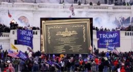 ‘Rewriting of history’: Trump admin ‘refusing’ to hang plaque honoring Jan. 6 police who defended the Capitol violates the law, officers claim