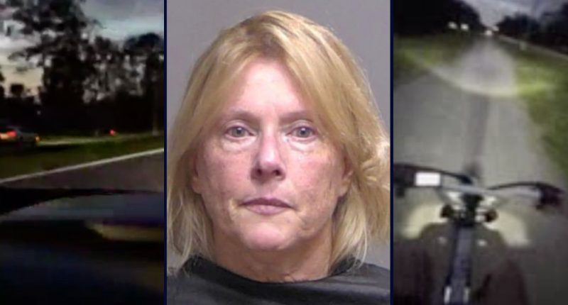 ‘There’s this lady trying to hit me’: Florida woman driving SUV allegedly chased down 14-year-old boy on bike path so she could ‘speak to his parents’ for riding e-bike ‘too fast’