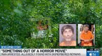 ‘Unusual smell’: Husband lounged on couch with wife’s remains all around him, stowed them in ‘containers’ around house, police say
