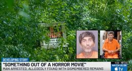 ‘Unusual smell’: Husband lounged on couch with wife’s remains all around him, stowed them in ‘containers’ around house, police say