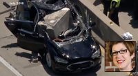 ‘You just wonder why’: Wife of former police chief fatally crushed by 2,900-pound ‘piece of concrete’ that fell from bridge after crash, settlement says
