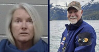 'Blinded by rage': Woman shot husband and dragged his plastic-wrapped body out of the house with a tractor, then told everyone he ran off to Mexico with a new girlfriend, police say