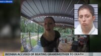 'Her face was just obliterated': 18-year-old beat her grandma to death with rubber mallet before breaking into neighbor's home and demanding her car keys, police say