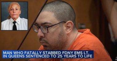 'She never saw it coming': Man who randomly stabbed on-duty EMS worker to death months before her retirement learns his fate