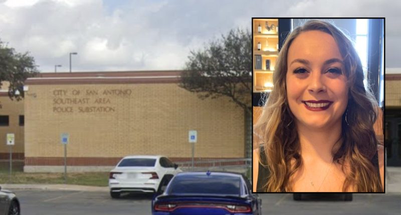 'Shoves her hands in my mouth': Cop gets indefinite suspension after being accused of assaulting a fellow officer she was dating, who was fired for lying about being assaulted