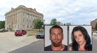 'They were gonna take him anyway': Parents abandon their young son 'without remorse' at courthouse after mother tests positive for meth, cops say
